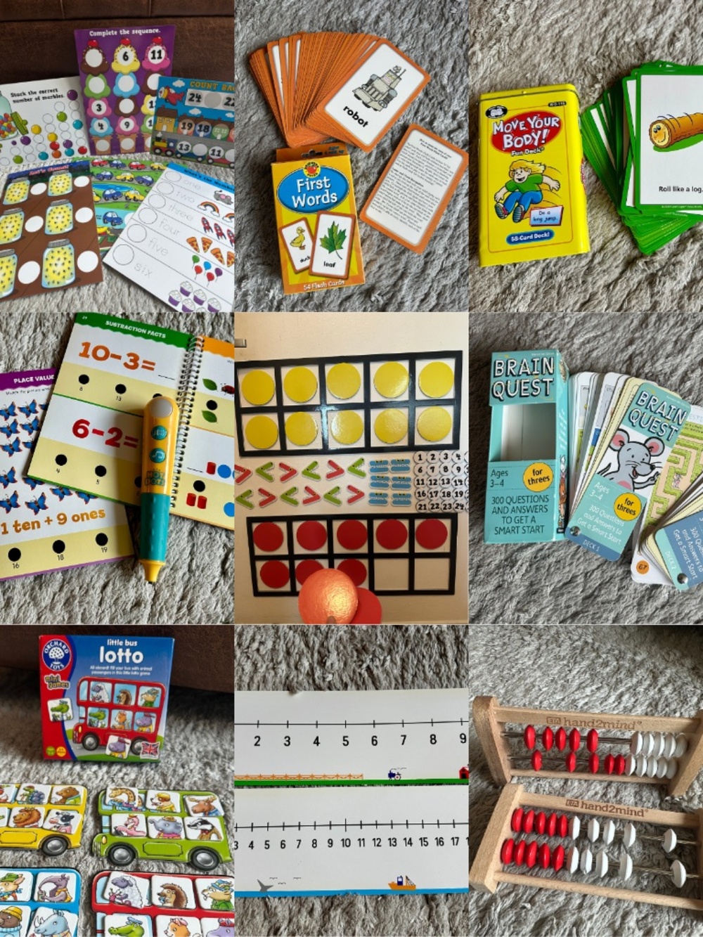 HUGE Preschool Kindergarten 1st Grade Home School Math & Learning Bundle